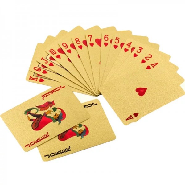 24k Gold Plated Playing Cards
