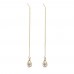 Crystal Drops Earrings with Crystals From Swarovski® Available in silver or gold tone