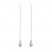 Crystal Drops Earrings with Crystals From Swarovski® Available in silver or gold tone