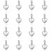 SOLITAIRE CIRCLE PENDANT, EARRING & BRACELET TRI-SET INCLUDING CHOICE OF CHARM