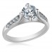 Rhodium Plated Ring with crystals from Swarovski®