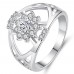 Royal Crystal Bandeau Tiara Inspired Ring