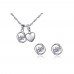 SWIRL SET MADE WITH CRYSTALS FROM SWAROVSKI® INCLUDING CHOICE OF CHARM