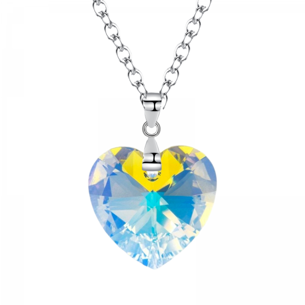 SWAROVSKI Heart Necklace - Crystal AB