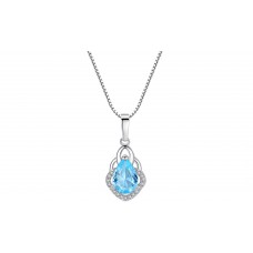 Crystal Light Blue Pendant