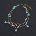 Infinity Bead Anklet