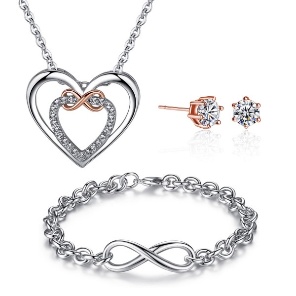 Infinity Tri-set made with crystals from Swarovski®
