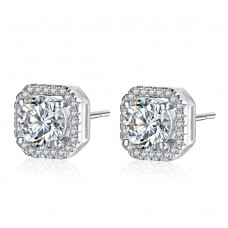 Crystal Square Earrings