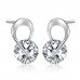 Ribbon Tie Earring Set with crystals from Swarovski®