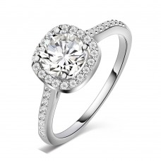 Brilliant Cut Crystal Ring