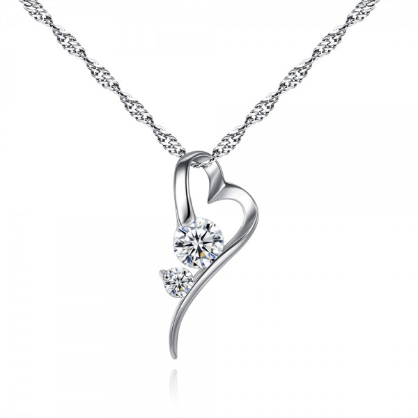 Heart Crystal Pendant with Crystals from Swarovski®