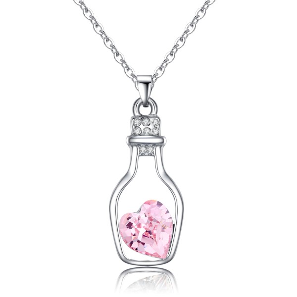 Pink Heart Crystal with crystals from Swarovski®