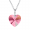 SWAROVSKI Heart Necklace - Light Pink